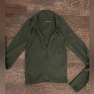 Abercrombie soft rib long sleeve shirt Size S